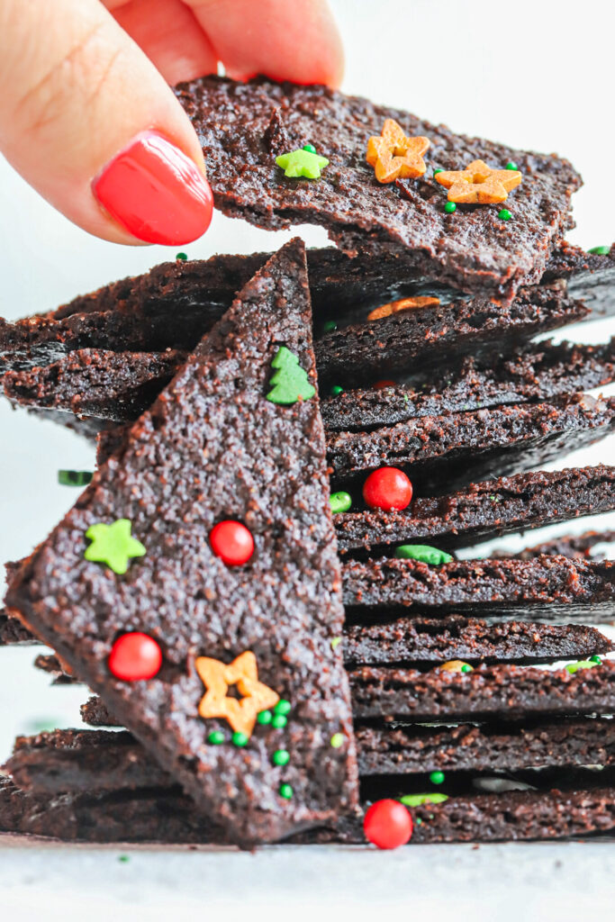 brownie brittle edible christmas gift