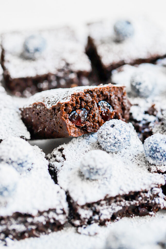 Cranberry Orange Brownies - easy christmas dessert