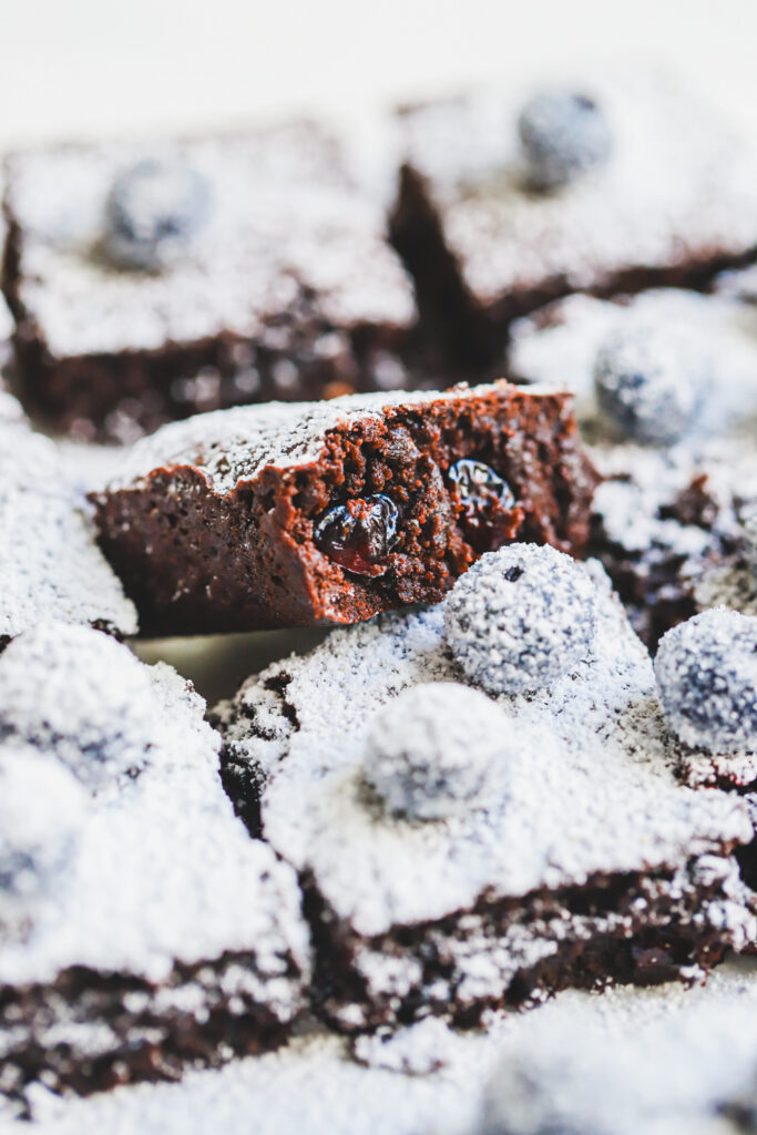 Cranberry Orange Brownies - easy christmas dessert