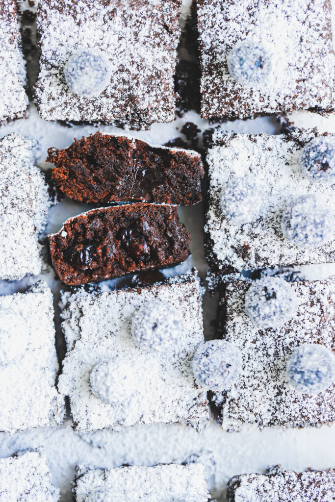 Cranberry Orange Brownies - easy christmas dessert