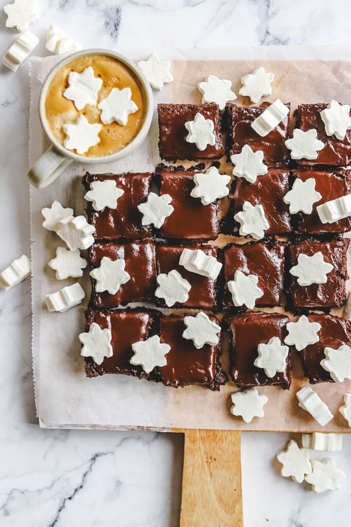Hot Chocolate Brownies